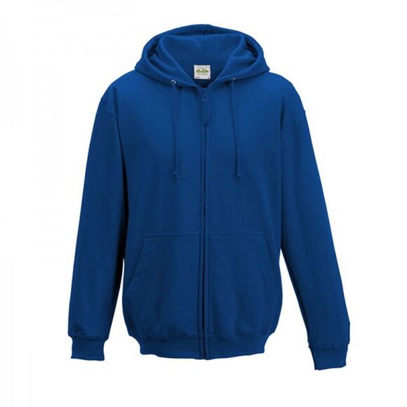 Awdis Plain MensSweatshirt Hoodie Zoodie 18 Colours Szs/ Royal Blue